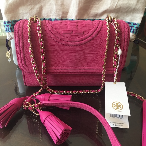 fleming embossed convertible shoulder bag